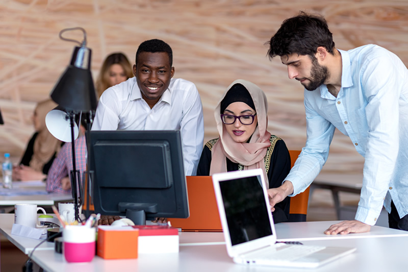 Group of Learners working on an e-commerce platform